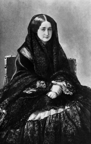 Empress Eugenia   c. 1855 (photo)