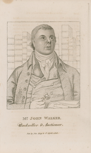 Portrait of Mr John Walker (engraving)
