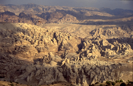 View of the Edom mountains, western Jordan (photo)