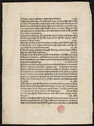 A trial pull, printed over a Latin manuscript containing part of a medical text