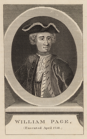 William Page, Executed April 1758 (engraving)