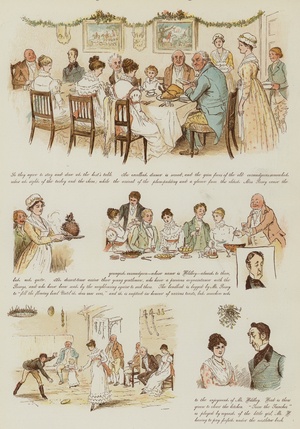 The Curmudgeons' Christmas (colour litho)