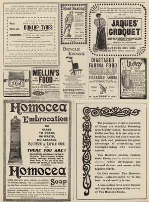 Page of Advertisements (engraving)