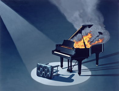 Goodness Gracious (oil on canvas)