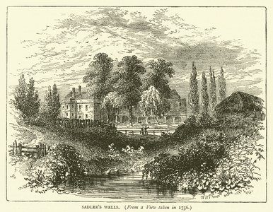 Sadler's Wells, from a view taken in 1756 (engraving)