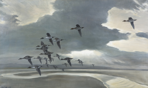Morning Flight, 1936 (oil on canvas)