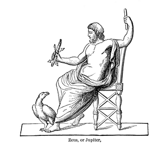 Zeus, or Jupiter (litho)