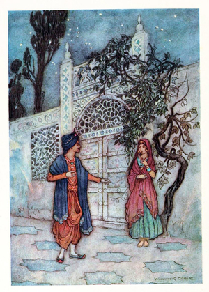 UK: 'The Suo Queen', Warwick Goble (1862-1943), 1912