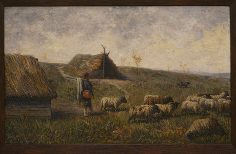 Shepherd, ca.1910 (oil painting)