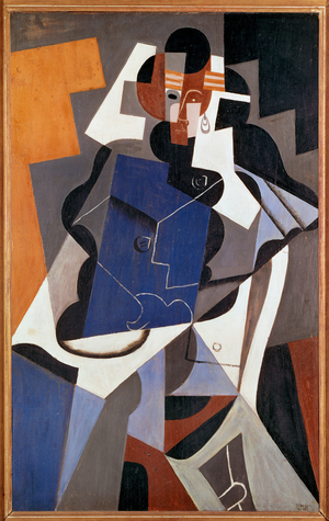 Woman (painting on canvas)