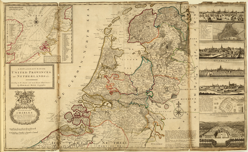 The United Provinces or the Netherlands 1700-1740 (engraving)