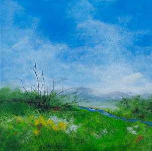 Quiet Brook, 2023 (acrylic on canvas)
