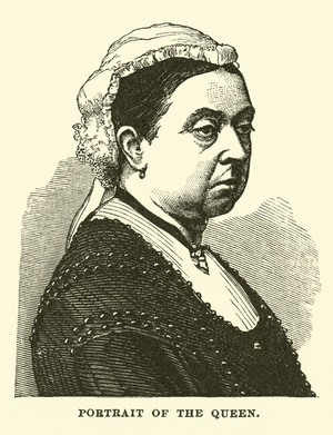 Portrait of the Queen (engraving)