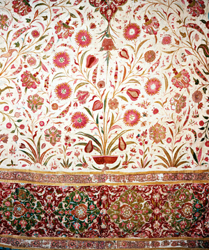 Summer carpet with central medallion, Golconda, c.1630 (cotton)