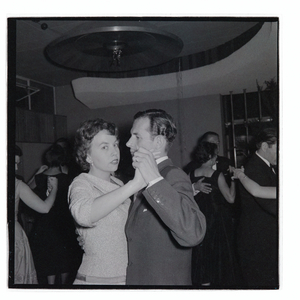 Publicity Club Christmas Party at Donovan Maule Theatre, 22nd December 1958 (b/w photo)