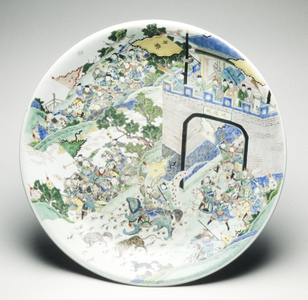 Plate, 1662-1722 (porcelain with overglaze enamel)