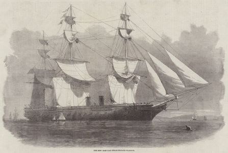 The New Iron Clad Steam-Frigate Warrior (engraving)