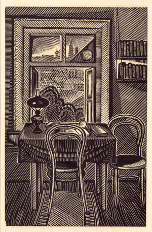 Lenin's Room, 1969 (linocut)