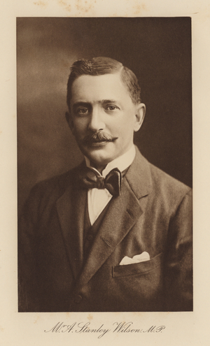 Mr A Stanley Wilson, MP (b/w photo)