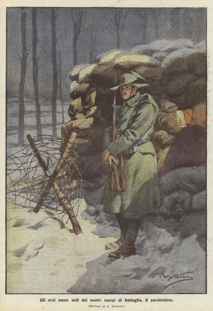 The lesser-known heroes of our battlefields (colour litho)