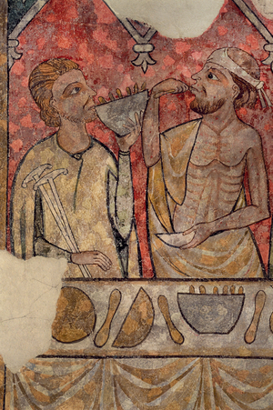 Wall paintings, detail