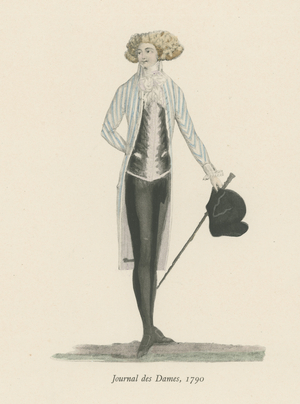 Journal des Dames, 1790 (colour litho)