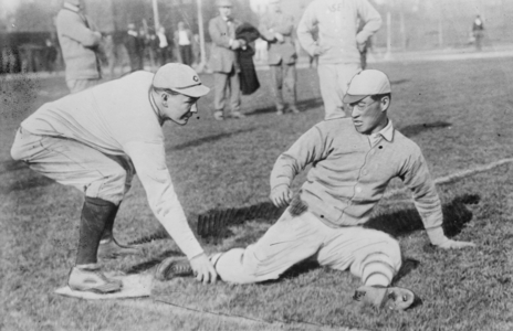 Waseda is Safe at 3rd 1911 (photo)