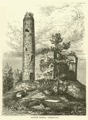 Round Tower, Turlough (engraving)