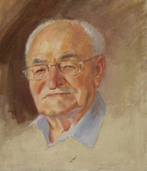 Chelsea Pensioners: Ralph Dickinson, Parachute Regiment, 2000-11 (oil on canvas)