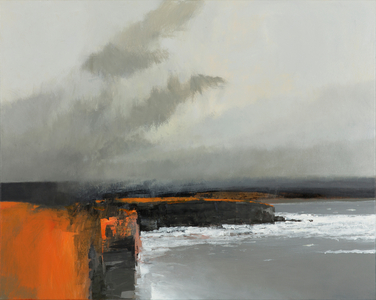 North Cliffs, 2016 (mixed media on canvas)