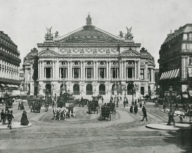 Grand Opera House, Paris (b/w photo)