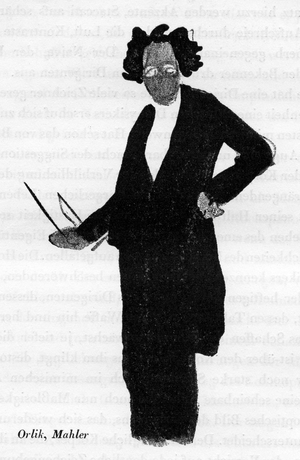 Gustav Mahler conducting