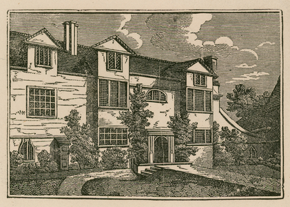 Samuel Richardson's house at Parson's Green, London (engraving)