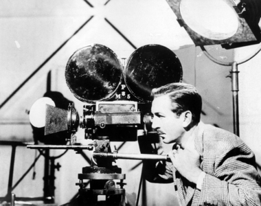 Walt Disney (b/w photo)