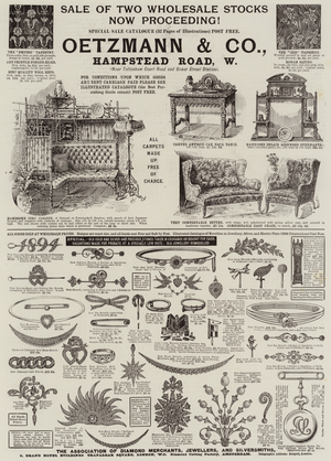 Page of Advertisements (engraving)