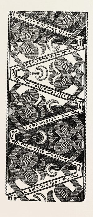 Ribbon Pattern, Larchier & Co., 1851 Engraving