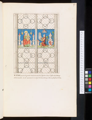 Monuments and epitaphs in the churches of Normandy Champagne and Bourgogne, c.1700 (drawing)