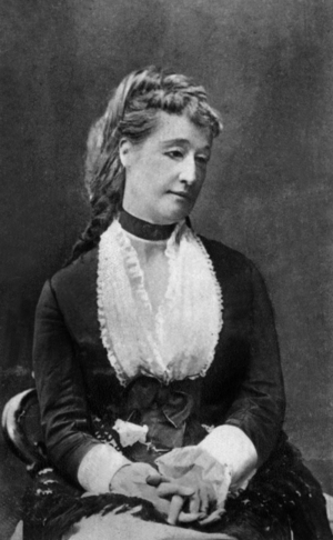 French empress Eugenie 1826-1920, born Eugenia Maria de Montijo de Guzman) NapoleonIII's wife, c. 1875