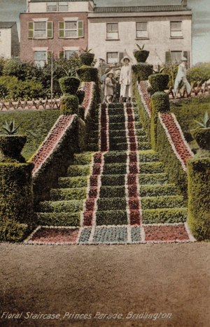 Floral Staircase, Princes Parade, Bridlington (photo)