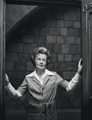 Barbara Castle, 1978 (b/w photo)