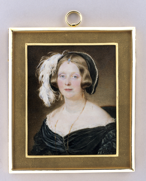 The Honourable Susan Cavendish, 1844 (w/c on ivory)