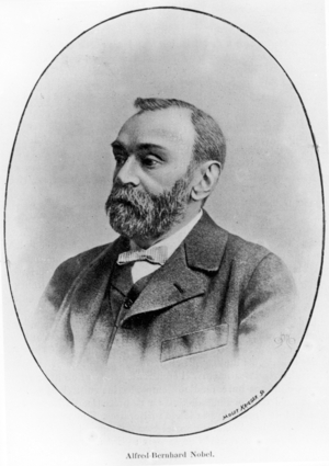 Alfred Bernhard Nobel, 1902 (litho)