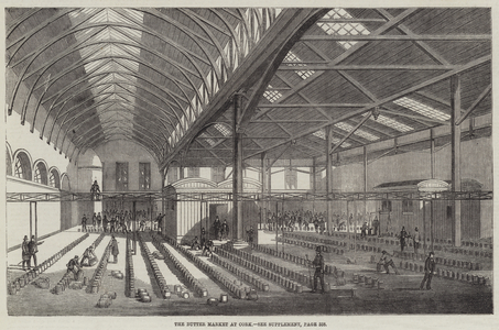 The Butter Market at Cork (engraving)