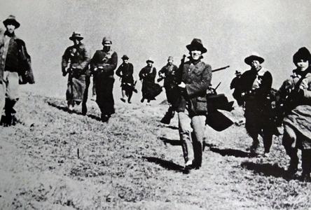 Chinese supporters of the Communist armies of Mao-Tse-Toung
