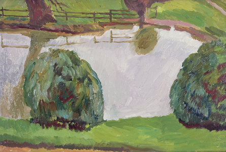The Pond, Charleston, c.1919 (oil on canvas)
