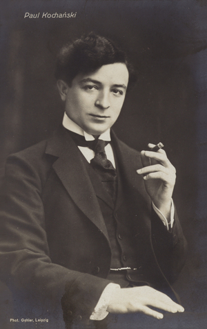 Portrait of Paul Kochanski (b/w photo)