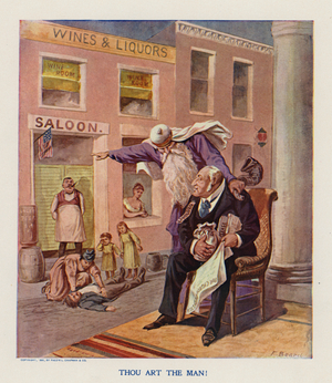 Thou Art the Man! (colour litho)