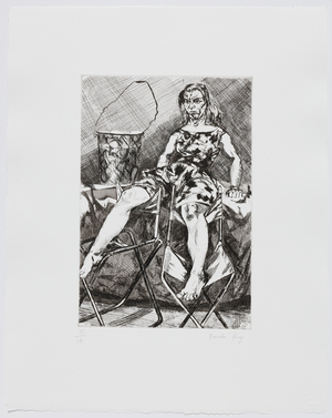 Untitled 7 (Abortion series), 1999 (etching)