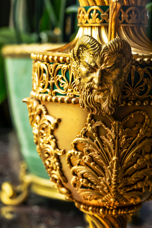 Detail herm on a gilt-bronze-mounted ormolu urn, attributed to DIEDERICH NICOLAUS AND…, 2021 (photo)