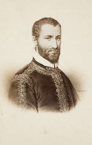 Portrait of Giovanni Pierluigi Palestrina, 1860s (print)